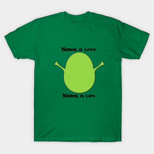 Shrek is Love T-Shirt by feedmepixiedust